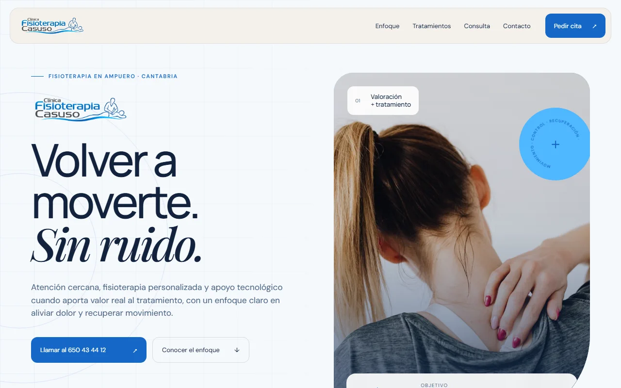 Portada original de Fisioterapia Casuso