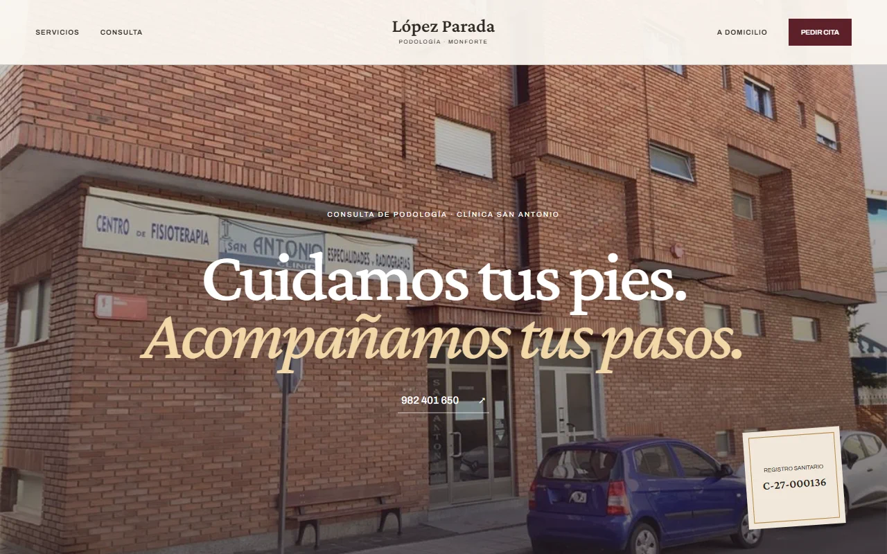 Portada original de López Parada
